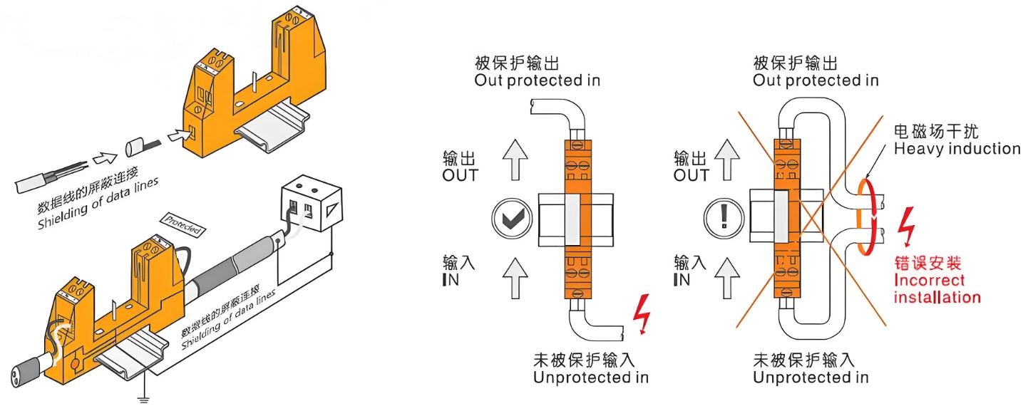 浪涌抑制IC的安装