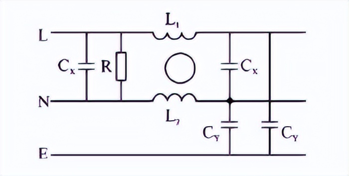 典型的电源线路滤波器